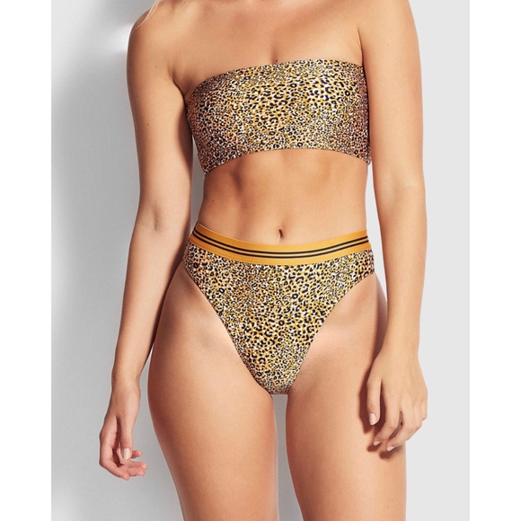 Seafolly• Spirit Animal High Rise Bikini Pant - Picture 11 of 12